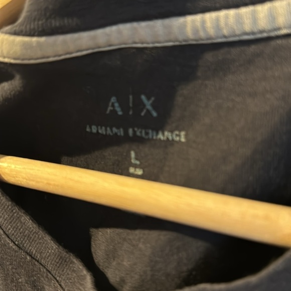 Embroidered Armani Exchange T-Shirt - Picture 3 of 4